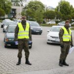 12.05.2020. Kielce. Stacja „drive-thru” / Wiktor Taszłow / Radio Kielce