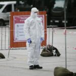 12.05.2020. Kielce. Stacja „drive-thru” / Wiktor Taszłow / Radio Kielce