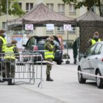 12.05.2020. Kielce. Stacja „drive-thru” / Wiktor Taszłow / Radio Kielce