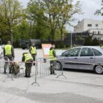 12.05.2020. Kielce. Stacja „drive-thru” / Wiktor Taszłow / Radio Kielce