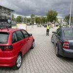 12.05.2020. Kielce. Stacja „drive-thru” / Wiktor Taszłow / Radio Kielce
