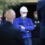 04.05.2020. Kielce. Odlewnia Chemar. Spotkanie z pracownikami / Wiktor Taszłow / Radio Kielce