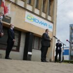 04.05.2020. Kielce. Konferencja w Chemarze. Przemawia Paweł Kolczyński - wiceprezes Agencji Rozwoju Przemysłu / Wiktor Taszłow / Radio Kielce