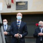 04.05.2020. Kielce. Konferencja w Chemarze. Przemawia Piotr Wawrzyk - wiceminister spraw zagranicznych / Wiktor Taszłow / Radio Kielce