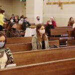 18.05.2020. Kielce. Msza święta w kościele akademickim w setną rocznicę urodzin św. Jana Pawła II / Wiktor Taszłow / Radio Kielce