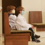 18.05.2020. Kielce. Msza święta w kościele akademickim w setną rocznicę urodzin św. Jana Pawła II / Wiktor Taszłow / Radio Kielce