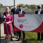 19.05.2020. Bilcza. Konferencja poseł Anny Krupki - wiceminister sportu / Wiktor Taszlow / Radio Kielce