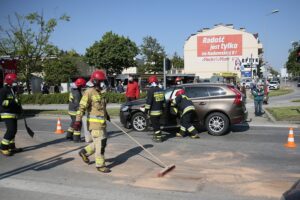 19.05.2020. Kielce. Kolizja na skrzyżowaniu Zagórskiej z Tarnowską / Wiktor Taszłow / Radio Kielce