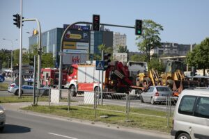 19.05.2020. Kielce. Kolizja na skrzyżowaniu Zagórskiej z Tarnowską / Wiktor Taszłow / Radio Kielce