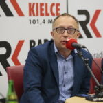 08.09.2019. Kielce. Studio polityczne Radia Kielce. Na zdjęciu: Artur Gierada – KO / Wiktor Taszłow / Radio Kielce