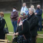 24.05.2020. Tokarnia. Msza święta przed zabytkowym kościołem z Rogowa / Wiktor Taszłow / Radio Kielce