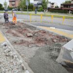 25.05.2020 Kielce. Budowa ścieżki rowerowej przy ulicy Warszawskiej / Wiktor Taszłow / Radio Kielce