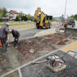 25.05.2020 Kielce. Budowa ścieżki rowerowej przy ulicy Warszawskiej / Wiktor Taszłow / Radio Kielce