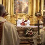 25.05.2020. Kielce. Msza św. w Bazylice Katedralnej / Wiktor Taszłow / Radio Kielce