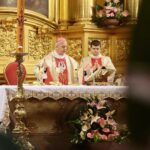 25.05.2020. Kielce. Msza św. w Bazylice Katedralnej. Na zdjęciu: biskup Jan Piotrowski / Wiktor Taszłow / Radio Kielce