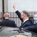 27.05.2020. Staszów. Wizyta prezydenta Andrzeja Dudy / Wiktor Taszłow / Radio Kielce