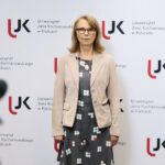 28.05.2020. Kielce. Oficjalne rozpoczęcie juwenaliów. Na zdjęciu: dr hab. Monika Szpringer - prorektor UJK / Wiktor Taszłow / Radio Kielce