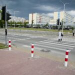 28.05.2020. Kielce. Przejścia dla pieszych przy al. Tysiąclecia Państwa Polskiego i ul. Radiowej / Wiktor Taszłow / Radio Kielce