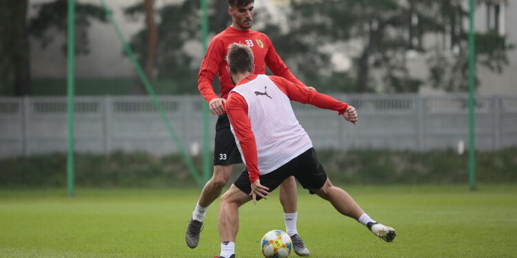 Kielce. 17.09.2019. Trening Korony Kielce / Wiktor Taszłow / Radio Kielce