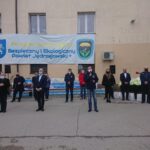 30.05.2020 Jędrzejów. Przekazanie środków ochrony osobistej. Na zdjęciu Marek Bogusławski - wicemarszałek województwa świętokrzyskiego, Piotr Wawrzyk - wiceminister spraw zagranicznych, Paweł Faryna - starosta jędrzejowski / Ewa Pociejowska-Gawęda / Radio Kielce