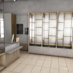 20.05.2020. Opatów. Wizualizacja poziomu zero w opatowskich podziemiach / Starostwo Powiatowe w Opatowie