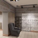 20.05.2020. Opatów. Wizualizacja poziomu zero w opatowskich podziemiach / Starostwo Powiatowe w Opatowie