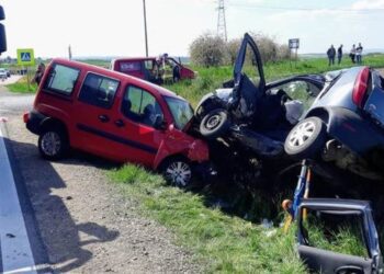 09.05.2020 Goźlice. Tragiczny wypadek na drodze krajowej nr 9 / sandomierska policja