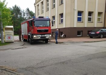 09.06.2020. Skarżysko-Kamienna. Interwencja straży pożarnej w Zespole Placówek Edukacyjno-Wychowaczych / Skarżysko 998