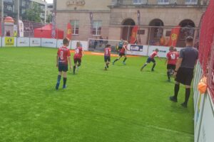 21.06.2020. Kielce. Turniej piłkarski „Piątki na Rynku Sport CK 2020” / Maciej Makuła / Radio Kielce
