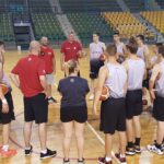 30.06.2020 Kielce. Zgrupowanie reprezentacji Polski w koszykówce mężczyzn do lat 15 / Maciej Makuła / Radio Kielce