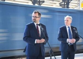 Założenia CPK przedstawił wiceminister Marcin Horała i wojewoda pomorski Dariusz Drelich / mat. prasowe / canva.com