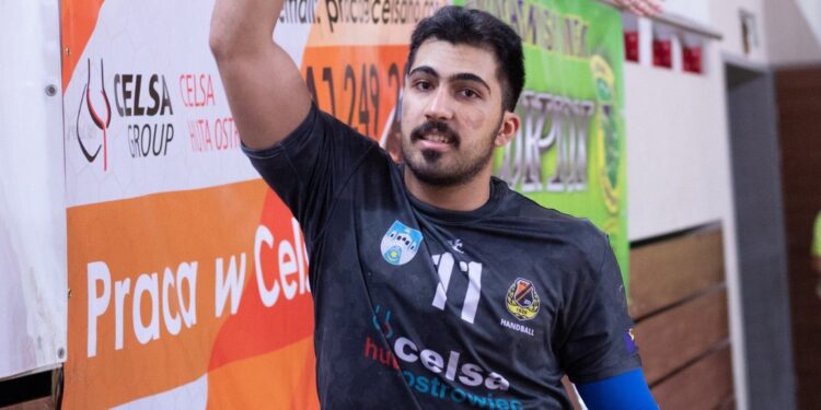 Na zdjęciu: Ali Mehdizadeh / KSZO Handball