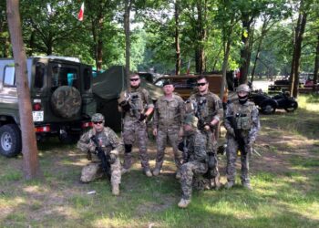 Leśna baza „Camp Wolf" po przerwie. / SGPO Małogoszcz