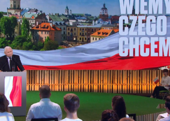 24.06.2020 Lublin. Forum Młodych PiS z udziałem Jarosława Kaczyńskiego / Screen / Facebook.com/andrzejduda