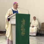 20.06.2020. Staszów. Pielgrzymka ze Staszowa do Sulisławic. Na zdjęciu: Krzysztof Nitkewicz - biskup diecezji sandomierskiej / Grażyna Szlęzak-Wójcik / Radio Kielce