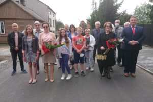 08.06.2020. Skarżysko Kościelne. Oddanie do użytku ulicy Leśnej / Anna Głąb / Radio Kielce