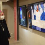 21.06.2020. Sandomierz. Otwarcie wystawy „Nie samym chlebem...”. Na zdjęciu: Krzysztof Nitkiewicz - biskup sandomierski / Grażyna Szlęzak-Wójcik / Radio Kielce