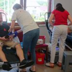 27.06.2020. Nagłowice. Akcja „Podziel się kroplą krwi, zostań bohaterem” / Ewa Pociejowska-Gawęda