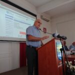 30.06.2020 Jędrzejów. Sesja absolutoryjna powiatu jędrzejowskiego. Na zdjęciu radny Paweł Olszak / Ewa Pociejowska-Gawęda / Radio Kielce