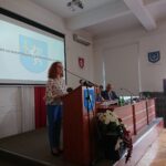 30.06.2020 Jędrzejów. Sesja absolutoryjna powiatu jędrzejowskiego. Na zdjęciu radna Małgorzata Muzoł / Ewa Pociejowska-Gawęda / Radio Kielce