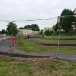 16.06.2020. Busko-Zdrój. Budowa toru dla rolkarzy / Marta Gajda / Radio Kielce