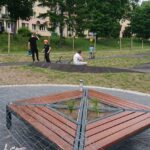 16.06.2020. Busko-Zdrój. Budowa toru dla rolkarzy / Marta Gajda / Radio Kielce