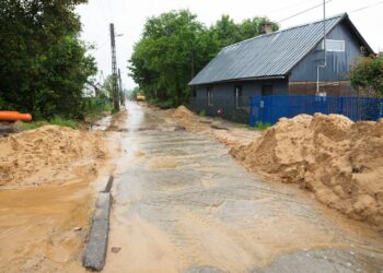 24.06.2020. Stąporków. Ulica Kościuszki / Magdalena Galas-Klusek / Radio Kielce