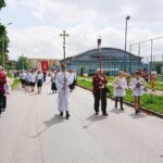 11.06.2020. Skarżysko-Kamienna. Procesja Bożego Ciała w parafii Matki Boskiej Ostrobramskiej / Anna Głąb / Radio Kielce