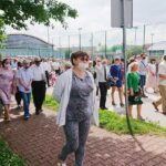 11.06.2020. Skarżysko-Kamienna. Procesja Bożego Ciała w parafii Matki Boskiej Ostrobramskiej / Anna Głąb / Radio Kielce