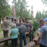 29.06.2020 Skarżysko. Uroczystości z okazji 80. rocznicy mordu na Polakach dokonanego przez Niemców w lesie Brzask / Anna Głąb / Radio Kielce