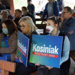 05.06.2020. Klekot. Władysław Kosiniak-Kamysz, kandydat Polskiego Stronnictwa Ludowego w wyborach prezydenckich przedstawił swój program wyborczy / Michał Kita / Radio Kielce