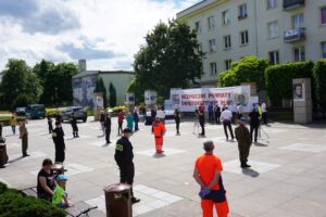 06.06.2020 Kielce. Akcja „Kolumna nadziei” / Michał Kita / Radio Kita