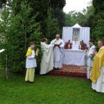 11.06.2020. Jędrzejów. Archiopactwo Cystersów. Uroczystości Bożego Ciała / Ewa Pociejowska-Gawęda / Radio Kielce