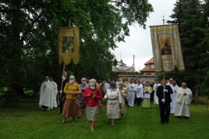 11.06.2020. Jędrzejów. Archiopactwo Cystersów. Uroczystości Bożego Ciała / Ewa Pociejowska-Gawęda / Radio Kielce